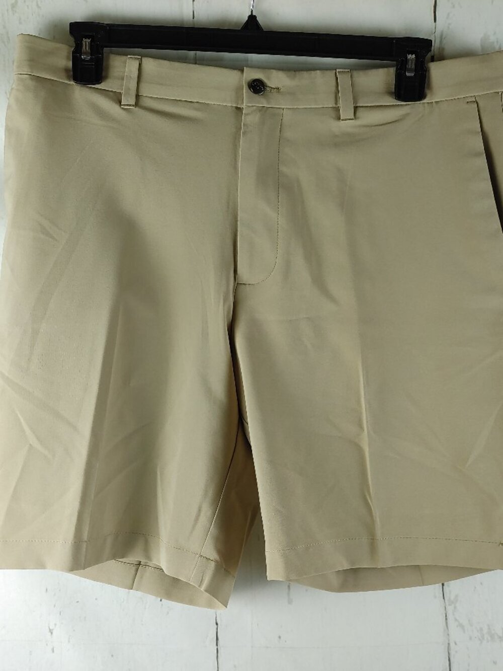 Callaway Men's Beige Chino Golf Shorts Size 38 Casual Flat Front
